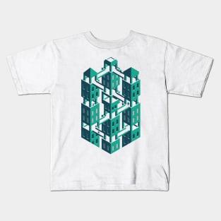 Twisted towers Kids T-Shirt